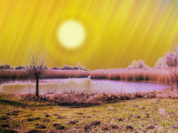 Lesum-Traum, Digitale Grafik, 2011, Copyright: W. Pieper