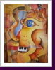 Das O(h)rchester, Acryl/Öl, 1994, 90x70cm Das O(h)rchester, Acryl/Öl, 1994, 90x70cm