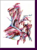 Das Versteck, Buntstift, 1990, DIN A4 Das Versteck, Buntstift, 1990, DIN A4