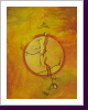 Der rebellische Quintenzirkel, Acryl/Skribtol, 1999, 70x90cm Der rebellische Quintenzirkel, Acryl/Skribtol, 1999, 70x90cm