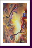 Schluchtenspringer, Acryl u. Öl, 1992, 60 x 80 cm Schluchtenspringer, Acryl u. Öl, 1992, 60 x 80 cm